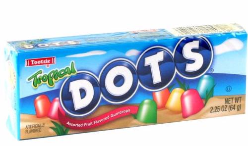 Tootsie Dots Tropical 64g – Coopers Candy