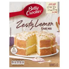 Betty Crocker Zesty Lemon Cake Mix 425g – Coopers Candy