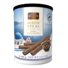 Feiny Biscuits Wafer Rolls with Dark Chocolate Cream 400g – Coopers Candy