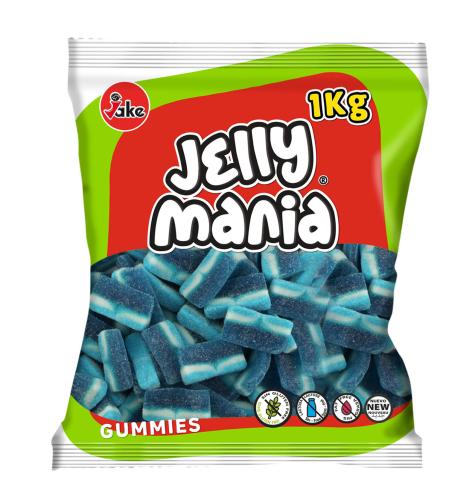 Jake Jelly Mania Sour Blue Raspberry 1kg – Coopers Candy