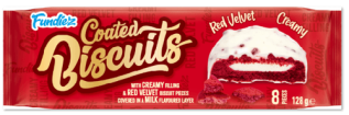 Fundiez Coated Biscuits Red Velvet 128g – Coopers Candy