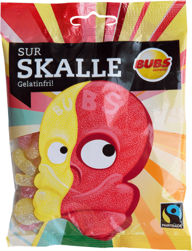 Bubs Surskalle 90g x 16st – Coopers Candy