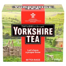 Yorkshire Tea 80 Tea Bags 250g – Coopers Candy