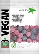 Green Star Vegan Super Salty 100g &ndash; Coopers Candy