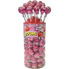 Vidal Zoom Klubbor Jordgubb 50st &ndash; Coopers Candy