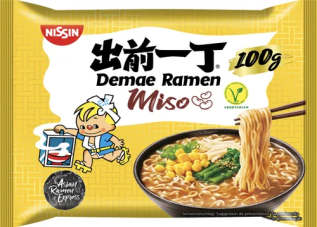 Nissin Demae Ramen Miso Flavour 100g – Coopers Candy