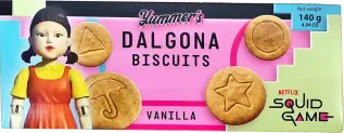 Yummers Squid Game Dalgona Biscuit Vanilla 140g – Coopers Candy