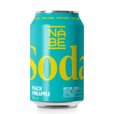 N&Aring;BE Soda Peach Pineapple 33cl &ndash; Coopers Candy