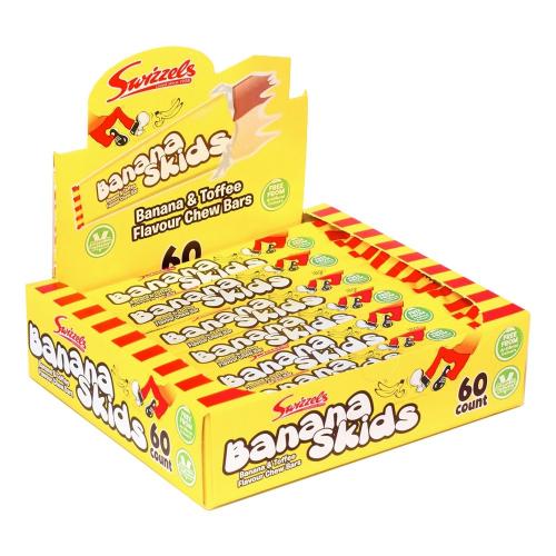 Banana Skids Hel Låda (60st) – Coopers Candy