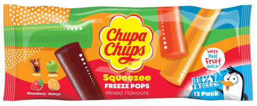 Chupa Chups Squeezee Freeze Pops 12-pack (600ml) – Coopers Candy