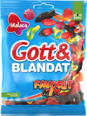 Malaco Gott & Blandat Favoritmix 140g – Coopers Candy