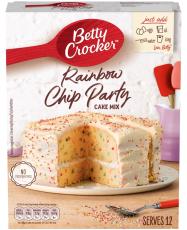 Betty Crocker Rainbow Chip Party Cake Mix 425g – Coopers Candy