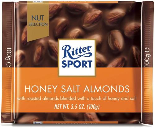 Ritter Sport Honey Salted Almond 100g – Coopers Candy