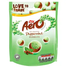 Aero Bubbles Peppermint Chocolate Bag 92g – Coopers Candy