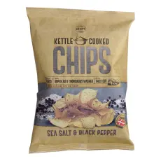 Kettle Cooked Salt & Peppar Chips 150g &ndash; Coopers Candy