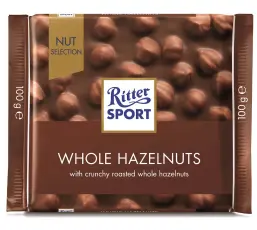 Ritter Sport Whole Hazelnuts 100g – Coopers Candy