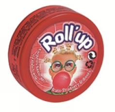 Roll-Up Tuggummi Jordgubb 29g – Coopers Candy