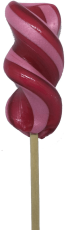Spiralklubba jordgubb 50g – Coopers Candy