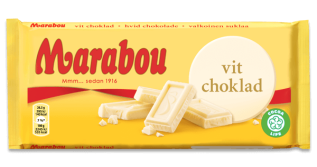 Marabou Vit Choklad 180g – Coopers Candy