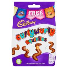 Cadbury Curly Wurly Squirlies Bag 110g – Coopers Candy
