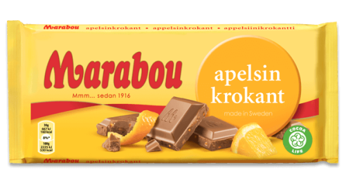 Marabou Apelsinkrokant 200g – Coopers Candy