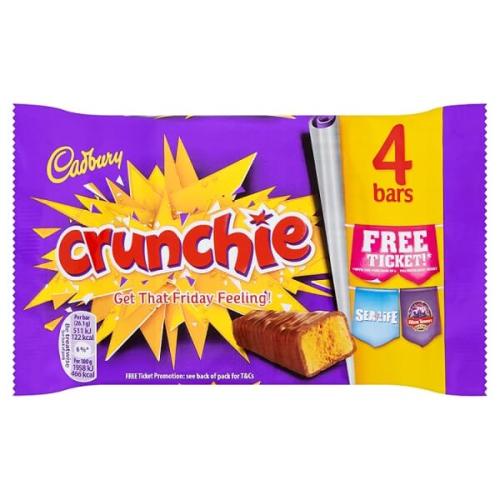 Cadbury Crunchie 4-Pack 104g – Coopers Candy