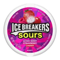 Icebreakers Sours Berry (Purple) 42g – Coopers Candy
