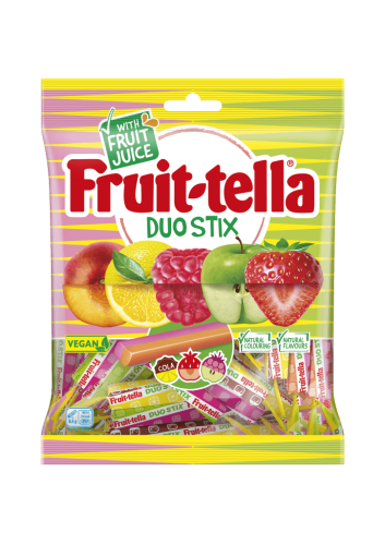 Fruit-tella Duo Stix 135g – Coopers Candy