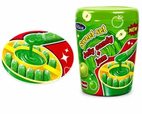 Sweet Set Jelly Candy & Jam &Auml;pple 60g &ndash; Coopers Candy