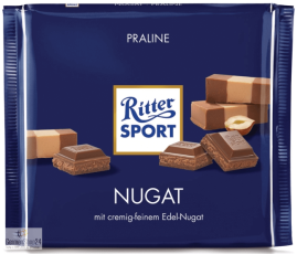 Ritter Sport Nougat 100g – Coopers Candy