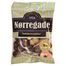 Norregade Saltede/Sure Paddor 85g &ndash; Coopers Candy