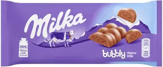 Milka Bubbly Milk 90g &ndash; Coopers Candy
