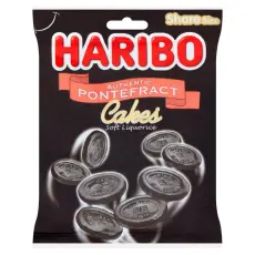 Haribo Pontefract Cakes 160g &ndash; Coopers Candy