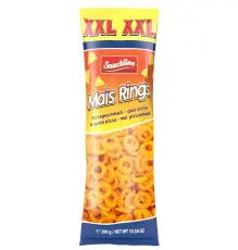 Snackline Majsringar Pizza XXL Bag 300g &ndash; Coopers Candy