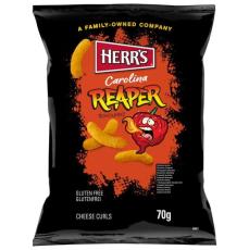 Herrs Carolina Reaper Flavoured Curls 70g – Coopers Candy