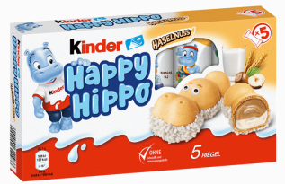 Kinder Happy Hippo Hazelnut 5-Pack – Coopers Candy