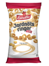 Estrella Jordnötsringar 175g – Coopers Candy