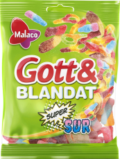 Malaco Gott & Blandat Supersur 130g – Coopers Candy