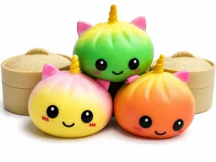 Squishy Bun Unicorn Edition 8,5cm &ndash; Coopers Candy