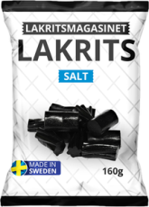 Lakritsmagasinet Saltlakrits 140g – Coopers Candy