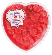 Aroma Röda Hjärtan presentförpackning 385g – Coopers Candy