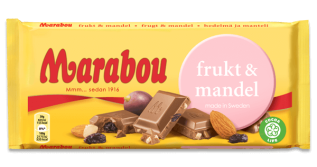 Marabou Frukt & Mandel 100g – Coopers Candy