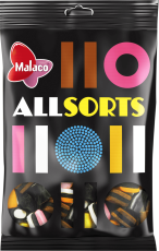 Malaco Allsorts Engelsk Lakritskonfekt 400g – Coopers Candy