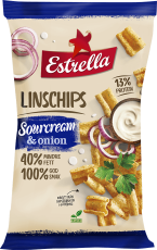 Estrella Linschips Sourcream & Onion 110g – Coopers Candy