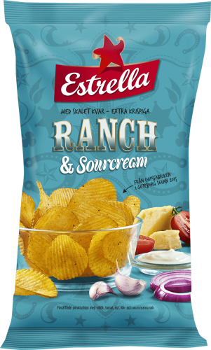 Estrella Ranch & Sourcream 175g – Coopers Candy