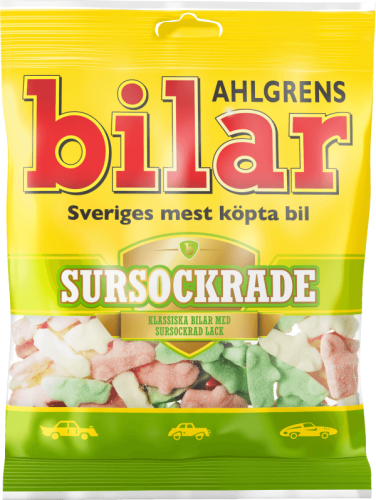 Ahlgrens Bilar Sursockrade 100g – Coopers Candy