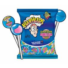 Warheads Super Sour Bubble Gum Pops Blue Raspberry 105g – Coopers Candy