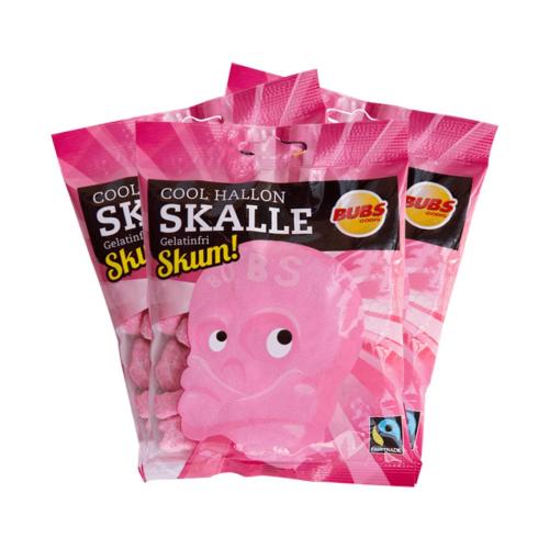 Bubs Cool Hallonskalle Skum 90g x 3st – Coopers Candy