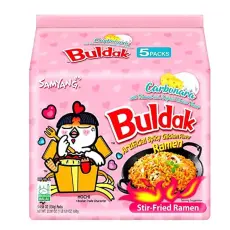 Samyang Buldak Carbo Hot Chicken Flavor Ramen 130g x 5st – Coopers Candy