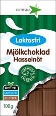 Green Star Mjölkchoklad Laktosfri Hasselnöt 100g – Coopers Candy